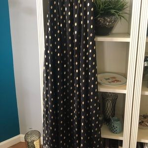 Lulus maxi black dress